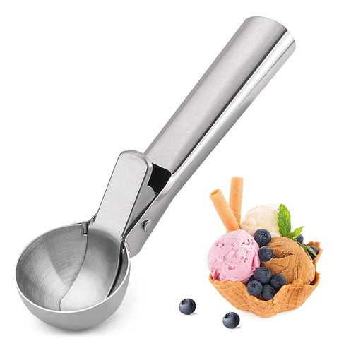 Cuchara Para Helado Acero Inoxidable Utensilios Cocina 18cm