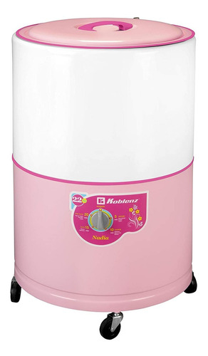 Lavadora Semiautomática Koblenz Blanca Nadia Rosa 22kg