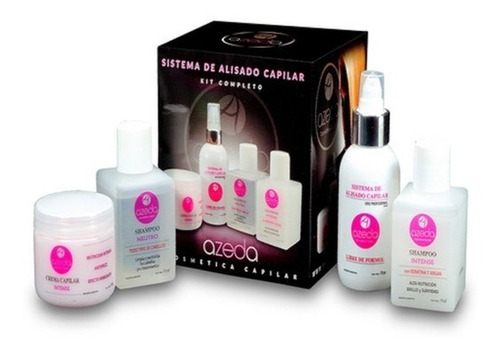 Kit Alisado Sin Formol X 4u Monodosis Azeda 