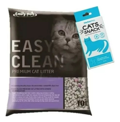 Arena Easy Clean 24 Kg +  Cat Snack De Regalo  (solo R.m)