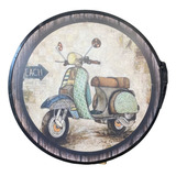 Cuadro Decorativo Moto Vespa Vintage Cafe Racer