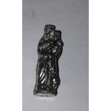 Antigua  Figura Virgen Niño Miniatura Relicario Religioso