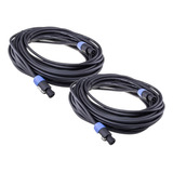 Pack 2 Cable Bafle Speakon Speakon 30 Mts. 2 X 1,5 Mm Pro