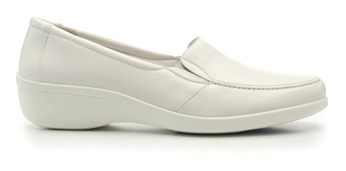 Zapato Dama Flexi 18112 Confort Ligero Piel Clínico Blanco 