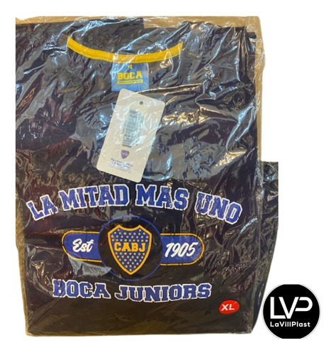 Remera Algodon Boca Jrs Licencia Oficial 