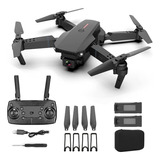 Drone E88 Pro Kit 1 Bateria Com Câmera 4k Hd Manobras