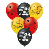 50 Balão / Bexiga Látex Mickey Mouse * Promoção Limitada*