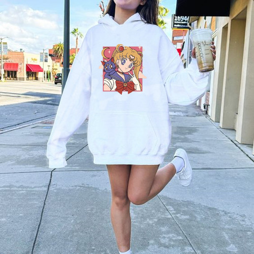 Buzo Sailor Moon Clasica Anime Aesthetic Japan Hoodie