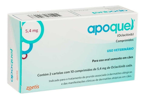 Apoquel Dermatológico Zoetis Para Cães 5,4