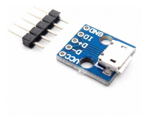 Modulo Energia Arduino 5v Micro Usb Adaptador Con Pinout Hob