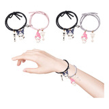 Pulsera My Melody Kuromi Duo Magenitica Parejas Amistad 4pcs