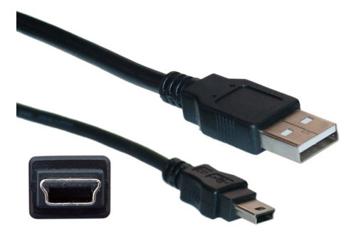 Cable Joystick Carga Dualshock Mini Usb V3 2.5m