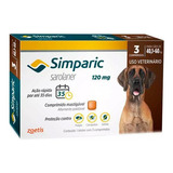 Simparic Antipulgas E Carrapatos Cães 40,1 A 60kg C/3 Compr.