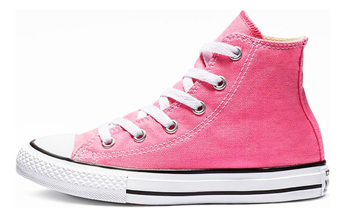 Tenis Converse Chuck Taylor All Star Rosas Bota Lona Niños