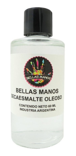 Secaesmalte De Uñas Oleoso Profesional X 60 Ml Bellas Manos
