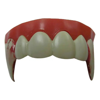 Dientes Cosplay Vampiro Sanguinario Oscuro Fiestas Halloween Nude
