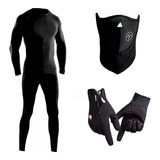 Kit Conjunto Termico + Guantes Neoprene Cierre + Cuello Fas!