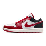Nike Jordan 1 Low Rojo Negro Blanco