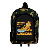 Mochila Camuflada Garfield Gato Modelo 38