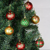 Esferas De Navidad De Decoración Navideña 16 Pzas De 6 Cm