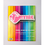 Tryme, 1000 Hojas En 10 Paquetes Con 9 Colores Diferentes