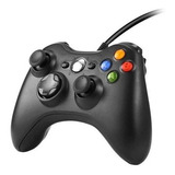 Controle Xbox 360 Com Fio Joystick Pc Compativel Cor Preto