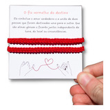 Kit Pulseira Akai Ito Magnéticas Para Casal Your Name C/ Imã