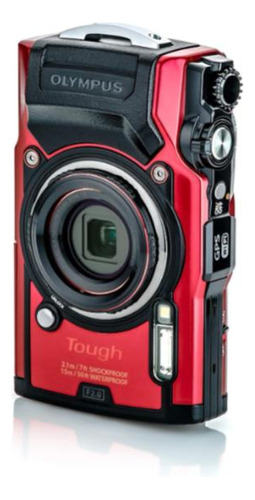 Olympus Tough Tg-6 12.0 Mp Resistente Al Agua Camara Rojo