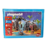 Rompecabezas Puzzle Playmobil Isla Pirata 2 X 48 Piezas