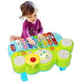 Baby Musical Montessori Toys 3 En 1 Teclado De Piano Xilófon