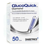 Combo 50 Tirillas + 50 Lancetas Glucoquick Gd50 Diamond