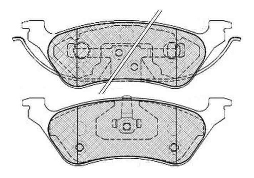Pastillas Freno Para Dodge - Chrysler Town \u0026 Country 3.3-3.8 Foto 2
