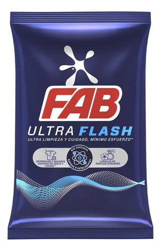 Detergente Fab 450 Gr Ultra Flash