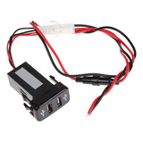 Cargador Usb Dual Para Toyota Vigo, 3,1 A, 2 Puertos, Enchuf