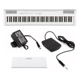 Piano Digital Yamaha P125 88 Teclas C/ Fonte Branco P-125