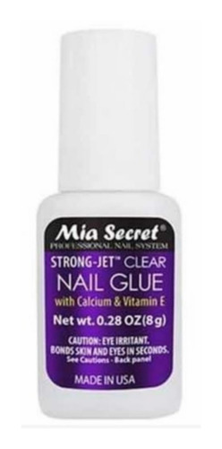 Pegamento En Brocha Mia Secret 8g (nail Glue)