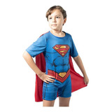 Fantasia Luxo Superman Infantil Original - Qualidade - Festa