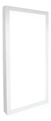Luminária Painel Plafon Sobrepor Led 30x60cm 36w Retangular Cor Branco Quente 110v/220v