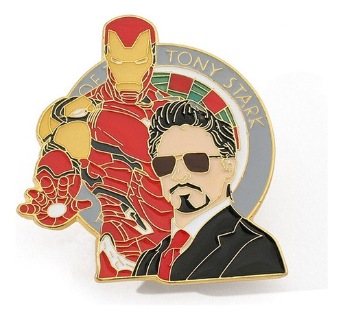 Pins De Iron Man / Marvel / Broches Metálicos (pines)