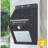 X2 Reflector Solar Led Casa Iluminacion Economica Sensor 