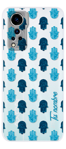 Funda Para Zte Mano Fátima Hamsa Personalizada Nombre