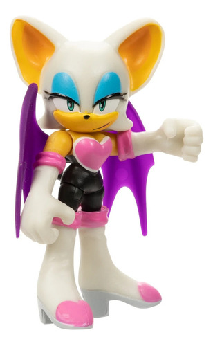Rouge Figura Articulada Mini De 7cm Sonic The Hedgehog