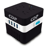 Regulador 4 Contactos Cdp Ru-avr 604 600va Color Negro