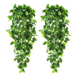 Plantas Colgantes Artificiales En V Para Pared, Interior Y E