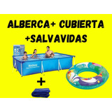 Alberca Armable+ Cubierta +salvavidas!!! 