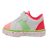 Tenis Klin Candy Pipoca Para Niños-blanco/rosa