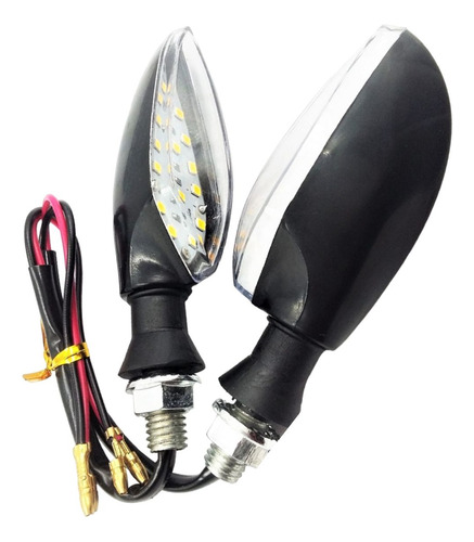 Farol De Giro Con Tornillo 15 Led Universal Flecha Rx150 Ybr