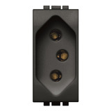 Tomada (modulo) 2p+t 20a Preta Living-light Bticino Sl4166s Cor Preto