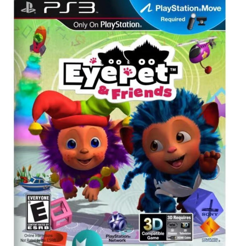 Jogo Eyepet E Friends Ps3 Midia Fisica Playstation Move