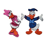 30 Figuras De Foamy Temática Pato Donald Y Daisy 20cm Fomi 